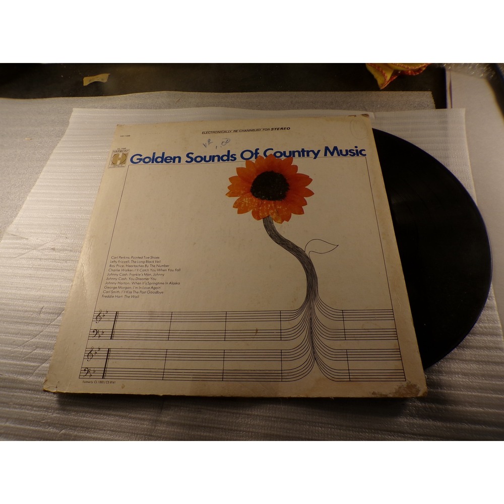 Golden Sounds Of Country Music Vinyl LP Harmony 11249 Johnny Cash Carl Perkins